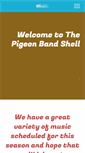 Mobile Screenshot of pigeonbandshell.com